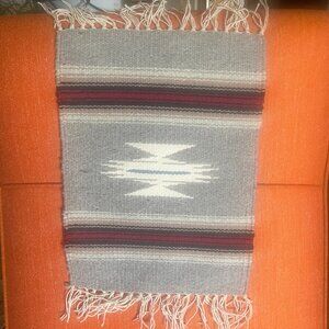 Chimayo Medium Gray Geometric Weaving
